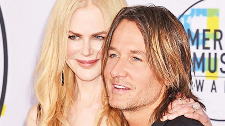 Keith Urban & Nicole Kidman Cuddle Up Close In Adorable Christmas Photo | Country Music Videos
