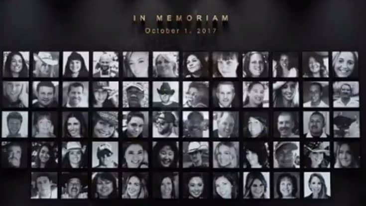 The CMA Awards’ Moving Tribute To Route 91 Victims Brings Audience To Tears | Country Music Videos