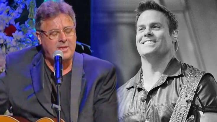 Vince Gill Chokes Up Performing The First Song Troy Gentry Ever Sang For His Wife | Country Music Videos