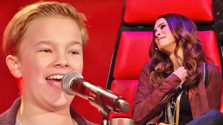 Talented Boy Wows ‘Voice’ Judges With Exceptional ‘Can’t Help Falling In Love’ Audition | Country Music Videos
