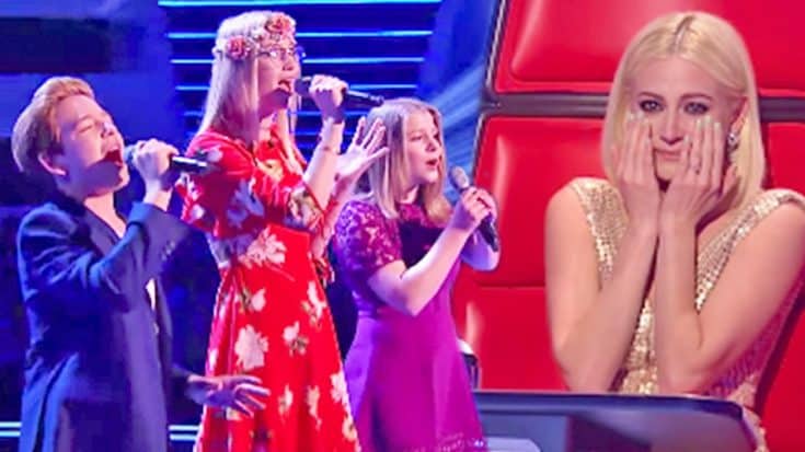Young Trio Moves Audience To Tears with Chilling ‘Somewhere Over The Rainbow’ Performance | Country Music Videos