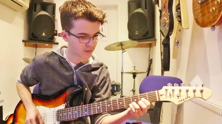 Young Boy Inspires Us All With Skillful Guitar Solo On ‘Still Unbroken’ | Country Music Videos