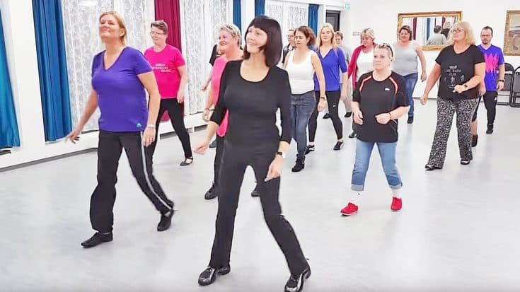 Dancing Group Shows Off Steps To Line Dance For George Strait’s ‘Write This Down’ | Country Music Videos