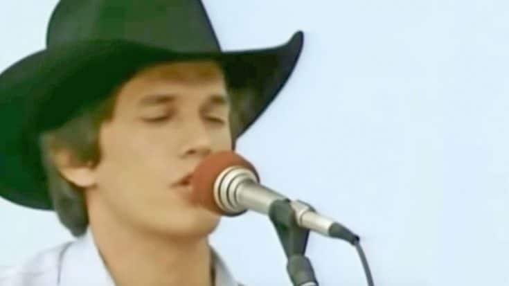 Video Shows A Young George Strait Singing One Of His Earliest Hits | Country Music Videos