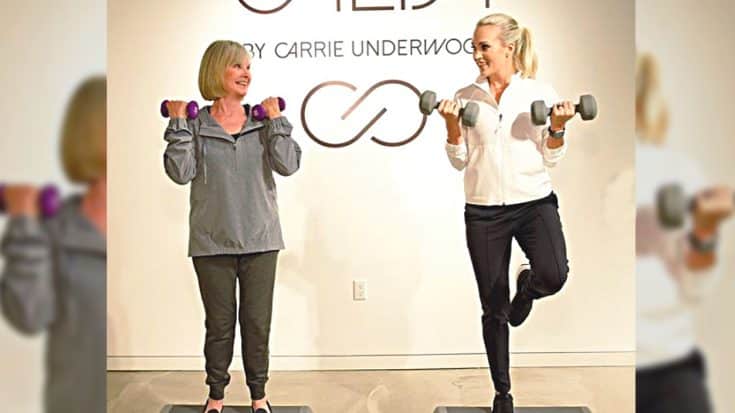 Carrie Underwood Names Moves She Uses To Tone Her Legs | Country Music Videos