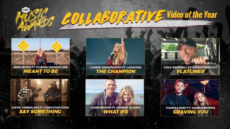 2018 CMT Music Awards Announce Collaborative Video Of The Year | Country Music Videos