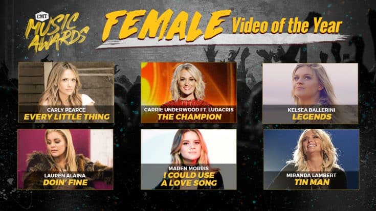 2018 CMT Awards Announce Female Video Of The Year | Country Music Videos