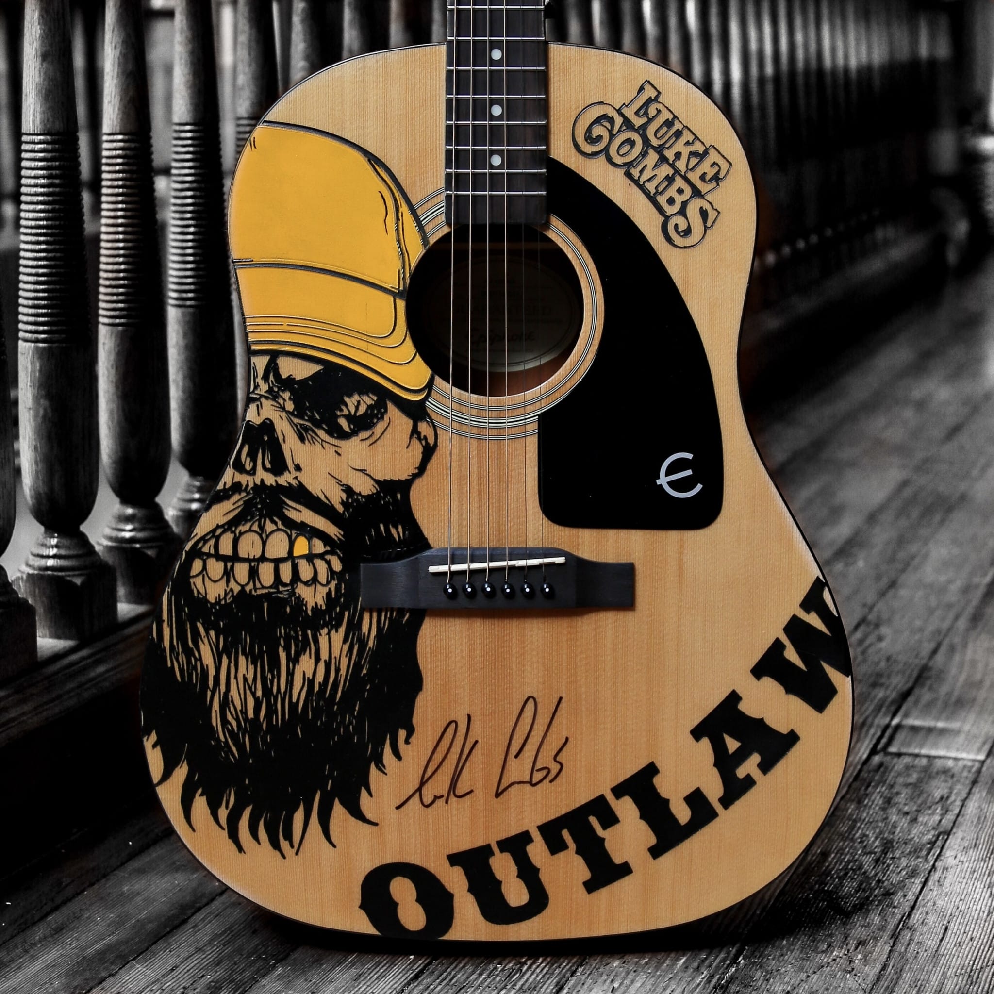 Luke Combs - Can I Get An Outlaw - Signed Guitar Giveaway