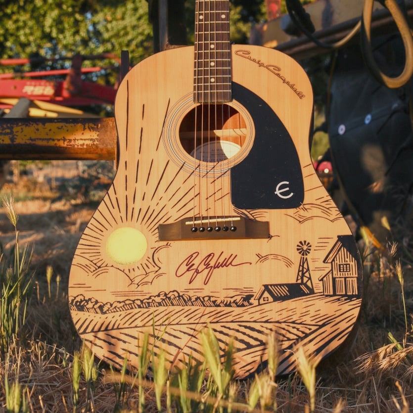 Craig Campbell 'Outskits Of Heaven' Signed Guitar Giveaway