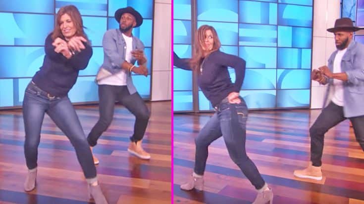 “Ellen” Audience Member Line Dances To Luke Bryan Song | Country Music Videos