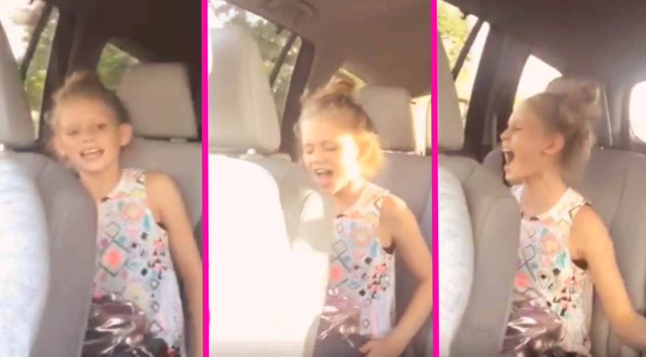 12-Year-Old Girl Sings Carrie Underwood’s ‘Cry Pretty’ In The Car | Country Music Videos