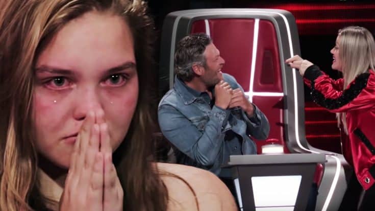 Tear-Filled Audition Leaves Kelly Battling Blake For Talented Country Singer | Country Music Videos