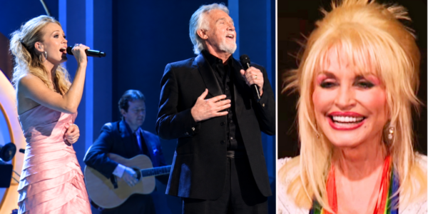 Carrie Underwood & Kenny Rogers joined forces in 2006 to honor Dolly Parton with an "Islands in the Stream" duet at the 2006 Kennedy Center Honors