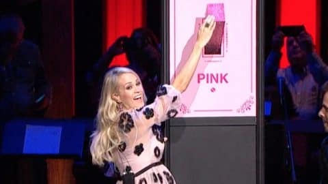 Carrie Underwood Shines Bright In Pink, Shows Off Baby Bump | Country Music Videos