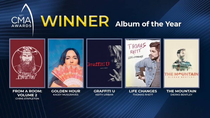2018 CMA Award For Album Of The Year Announced | Country Music Videos