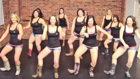Boot Boogie Babes Choreograph Line Dance To ‘Boogie Back to Texas’ | Country Music Videos