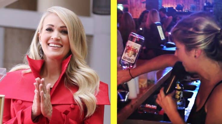 Bartender Sings Carrie Underwood’s “Blown Away” While Making Drinks – Carrie Says She Is “Amazing” | Country Music Videos