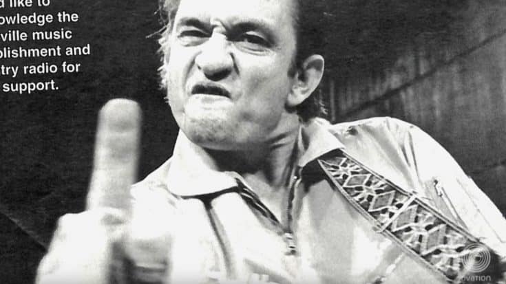 The True Story Behind Johnny Cash’s Middle Finger Photo | Country Music Videos