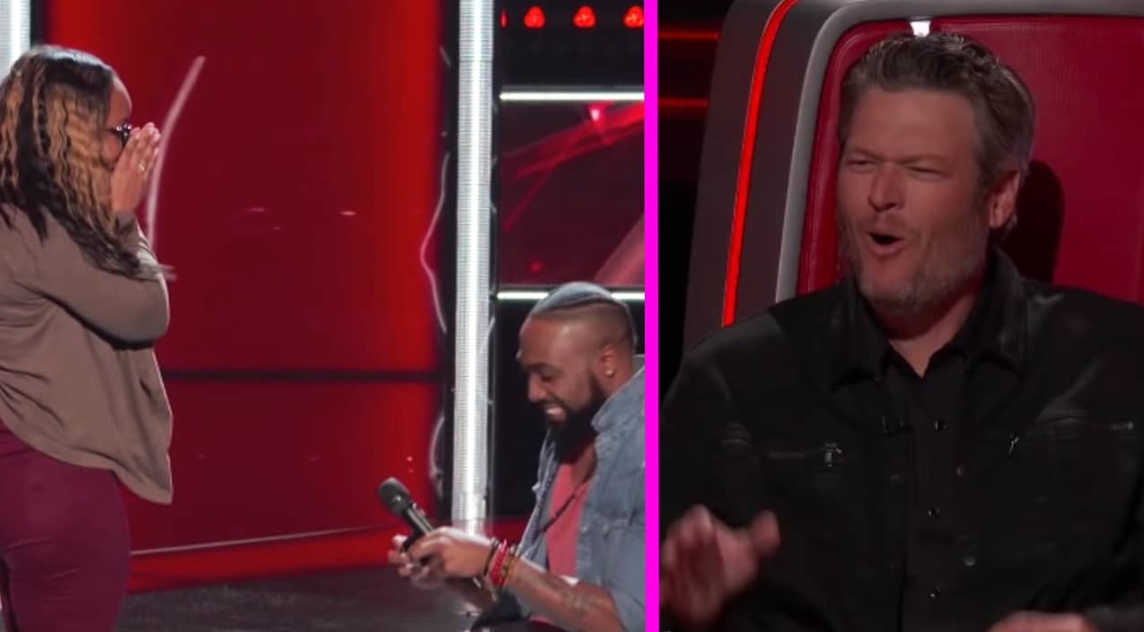 See Why The ‘Voice’ Coaches Can’t Stop Laughing At Singer’s Surprise Proposal | Country Music Videos