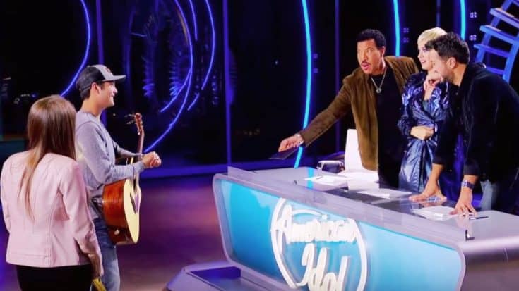 Laine Hardy Returns To ‘Idol’ To Help Friend, Ends Up With Golden Ticket | Country Music Videos