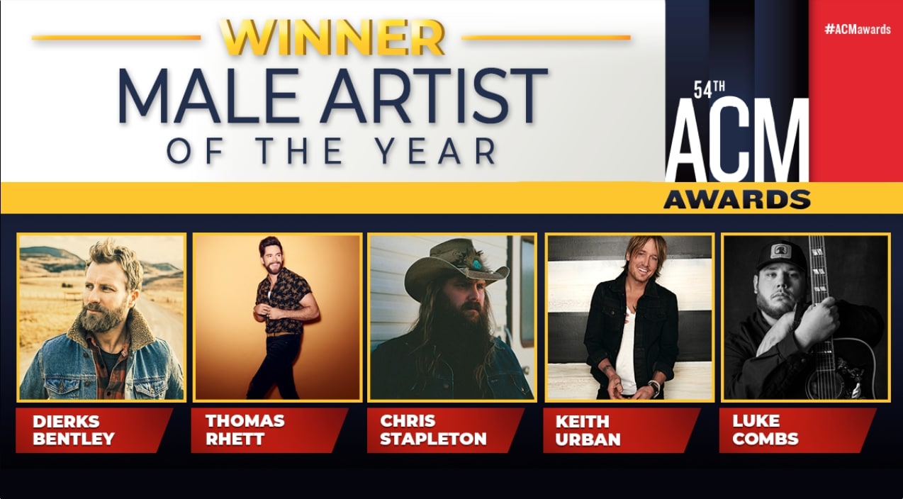 ACM Awards Hand Out Male Vocalist of the Year
