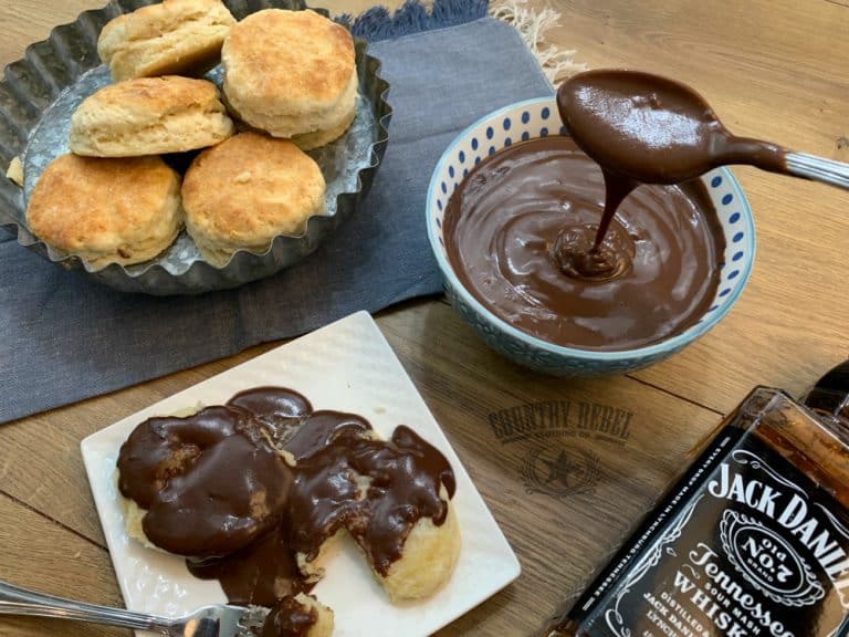 SouthernStyle Chocolate Gravy And Biscuits