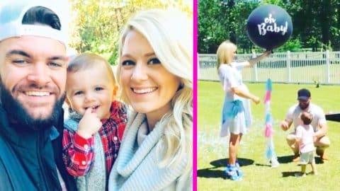 Hit Country Artist Brings Out Gigantic Balloon To Reveal Gender Of Baby #2 | Country Music Videos