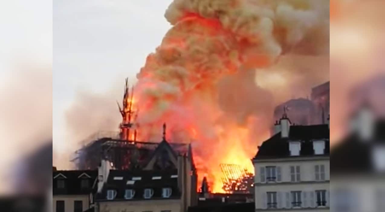 Beloved Notre-Dame Cathedral In Paris Caught In Monstrous Flames | Country Music Videos