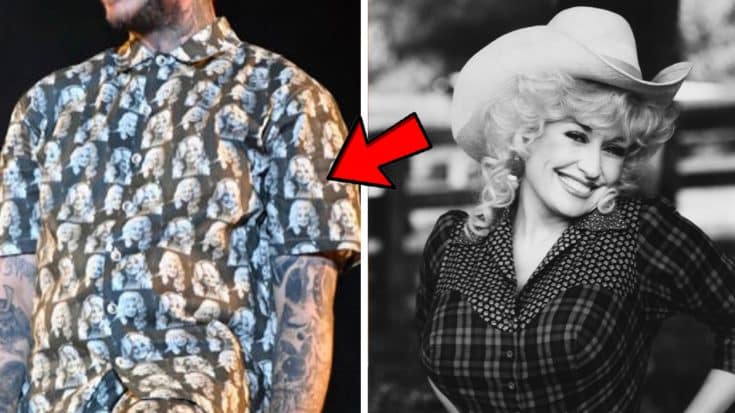Dolly Reacts To Rapper Wearing Her Face On His Clothing During Show | Country Music Videos
