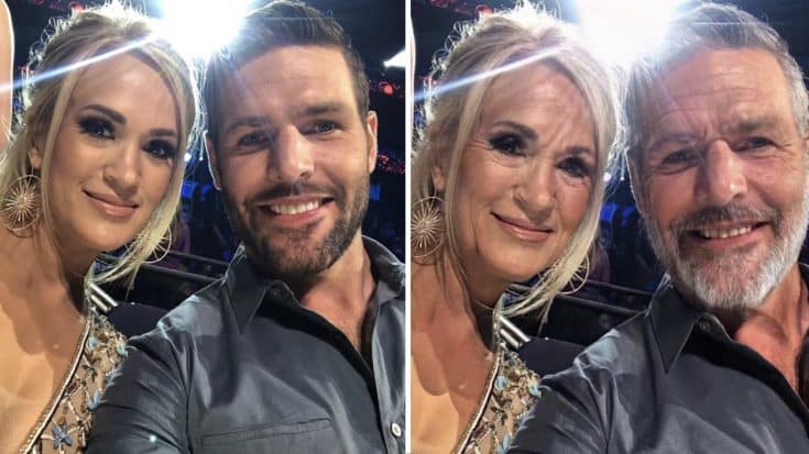 Carrie Underwood Posts Photo Showing What She & Husband Will Look Like When Old | Country Music Videos