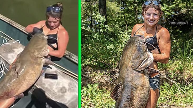Famed Noodler Hannah Barron Catches Monster Catfish | Country Music Videos