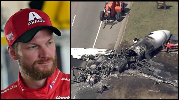 Pilots Credited For Saving Dale Earnhardt Jr. And His Family From Fiery Crash | Country Music Videos