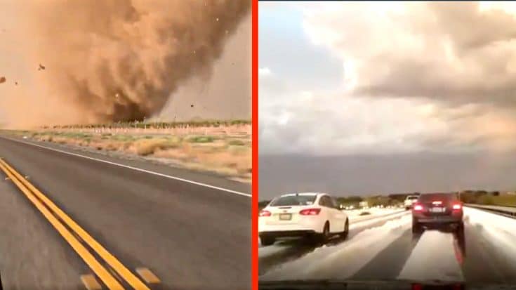 Peculiar Weather Event Blasts California Town With Hail, Tornado | Country Music Videos