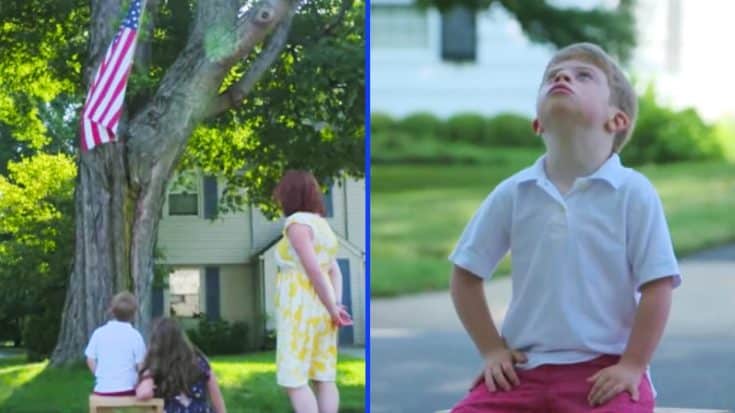 Neighbor Makes Bench For American Flag-Loving Boy With Down Syndrome & Autism | Country Music Videos