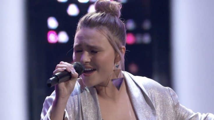 Pageant Singer Gets Four-Chair Turn With “Angel From Montgomery” Cover | Country Music Videos
