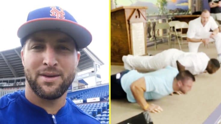 Tim Tebow Defeated By Convict In Push-Up Contest | Country Music Videos