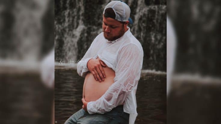 Mom-To-Be Couldn’t Make Her Maternity Shoot, So Her Husband Took Her Place | Country Music Videos