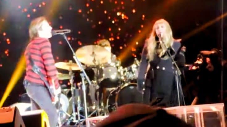 Keith Urban & Stevie Nicks Perform “Stop Draggin’ My Heart Around” On New Year’s Eve | Country Music Videos