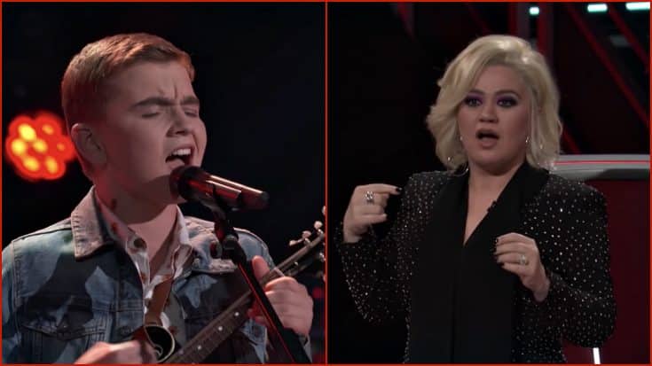 Kelly Clarkson Thought 14-Year-Old Boy Was A 20-Something Female During ‘Voice’ Blind Audition | Country Music Videos