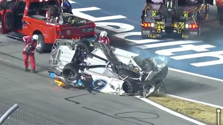 NASCAR Driver Ryan Newman Hospitalized After Crash At Finish Line Of Daytona 500 | Country Music Videos