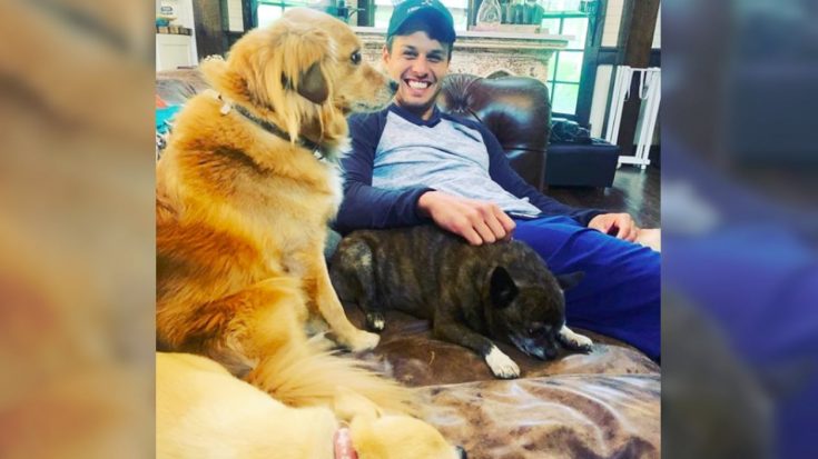 Miranda Lambert Posts Photos Of Husband Brendan With Their Dogs | Country Music Videos