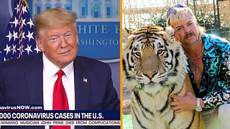 Trump Said He Will “Take A Look” Into Pardoning “Tiger King” Joe Exotic | Country Music Videos