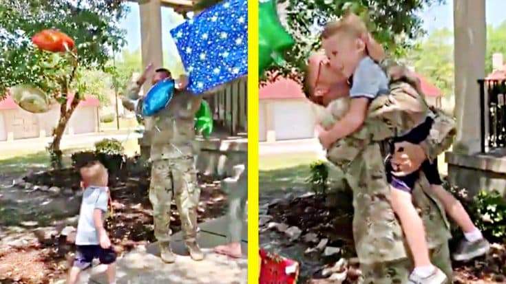 Returning From Deployment, Army Dad Hides In Box From 4-Year-Old-Son | Country Music Videos