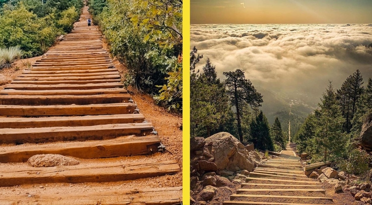 2,744-Stair Hiking Trail In Colorado Climbs Higher Than 8,000 Feet | Country Music Videos