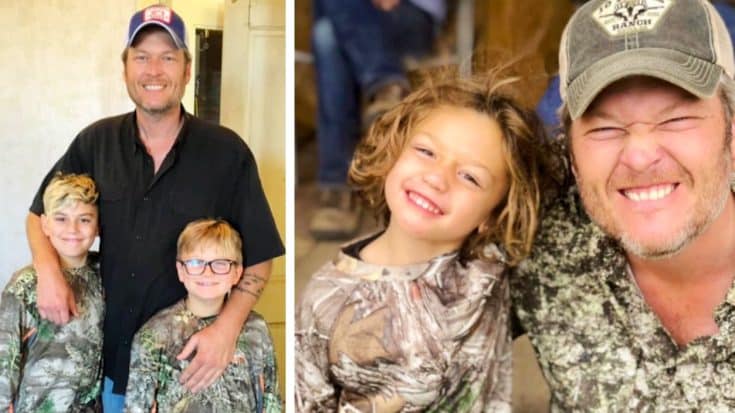 Gwen Honors Blake On Father’s Day, Thanks Him For Helping Raise Her 3 Sons | Country Music Videos