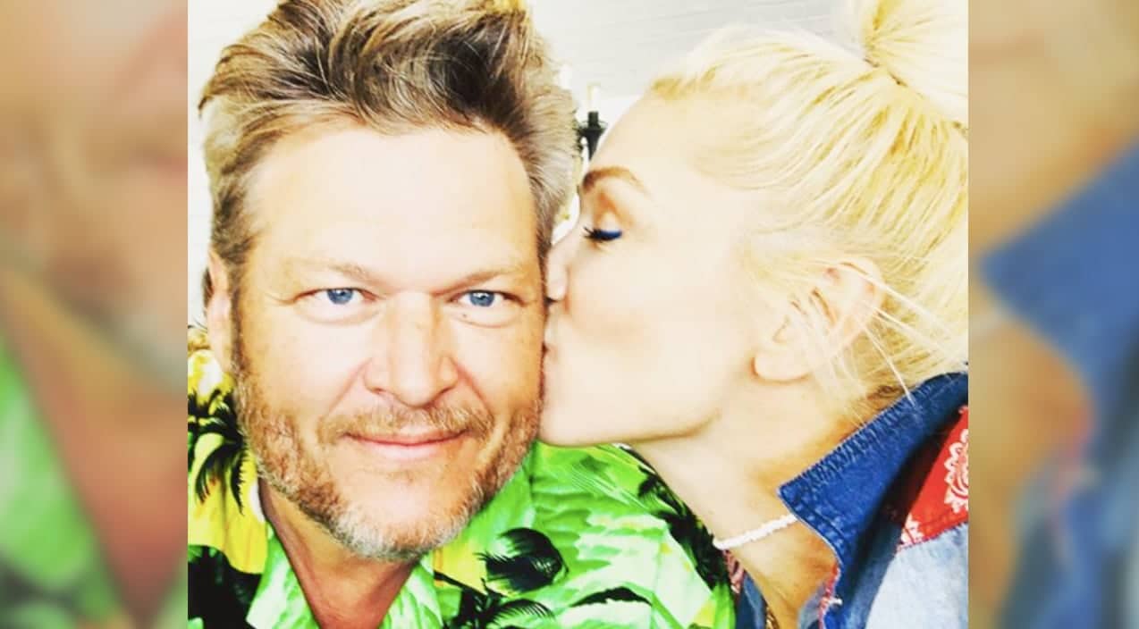 Gwen Stefani Gives Blake Shelton A Birthday Kiss, Calls Him Her “Best Friend” | Country Music Videos