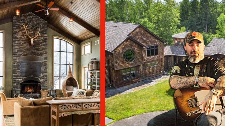 Aaron Lewis Lists 14,000 SQFT Massachusetts Mansion For Sale | Country Music Videos