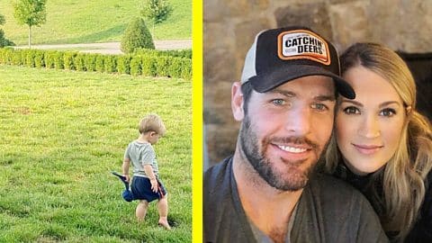 Mike Fisher Shares Photo Of Son Jake And Family Dog | Country Rebel