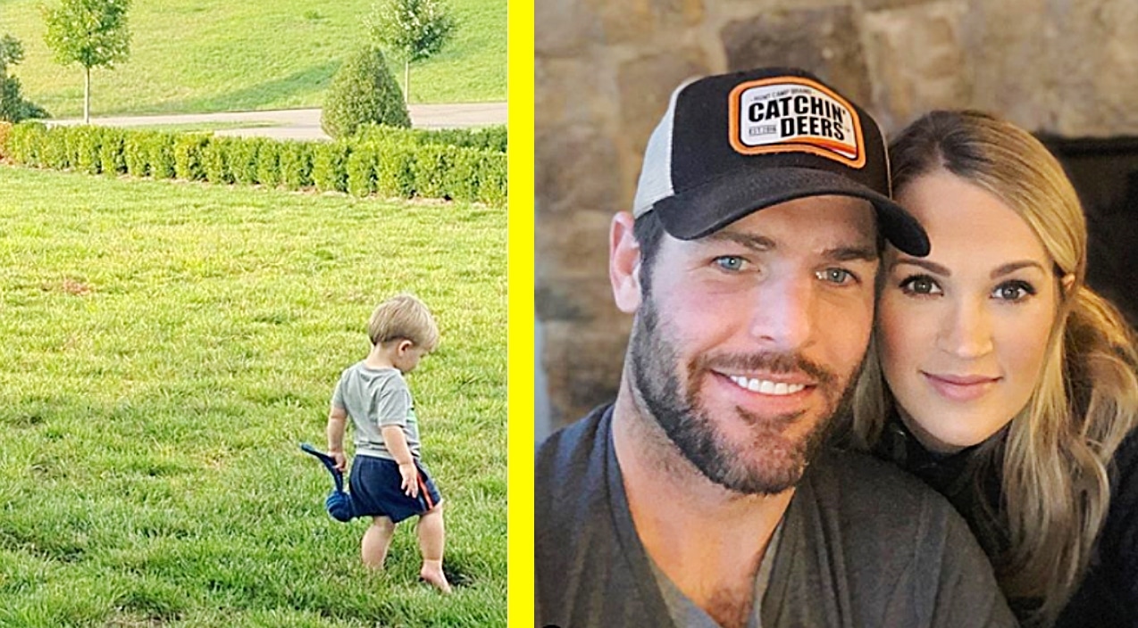 Mike Fisher Shares Photo Of Son Jake And Family Dog | Country Music Videos