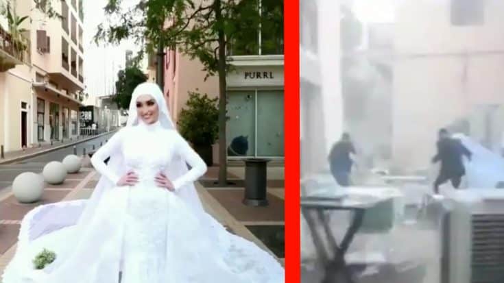 Beirut Explosion Captured On Film During Bride’s Wedding Shoot | Country Music Videos